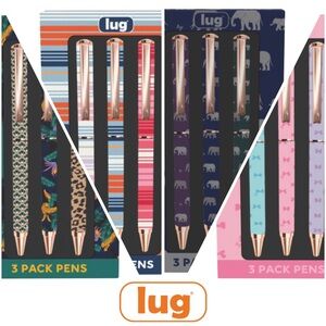 Lug Pens 3-pk Scribble NWT